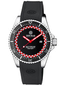 Rally Diver 1000 Collection Black Ceramic Bezel - Black/red Checkered Dial Strap