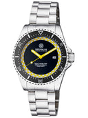 Rally Diver 1000 Collection Black Ceramic Bezel - Black/yellow Checkered Dial Bracelet