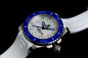 Sea Ramic Blue Bezel White Mother Of Pearl Dial