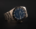 Speedograph 1000 Collection Black Ceramic Bezel - Dark Blue Checkered Dial Bracelet