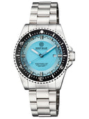 Speedograph 1000 Collection Black Ceramic Bezel - Ice Blue Blue Checkered Dial Bracelet