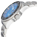 Speedograph 1000 Collection Black Ceramic Bezel - Light Blue Checkered Dial Bracelet