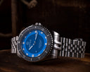 Speedograph 1000 Collection Black Ceramic Bezel - Light Blue Checkered Dial Bracelet