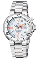 Sundiver 2 Automatic Silver Bezel White Dial