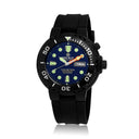 Sun Diver — PVD Military Blue Silicon Strap