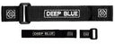 Deep Blue 22mm 2 Pc Vlcro Logo Strap