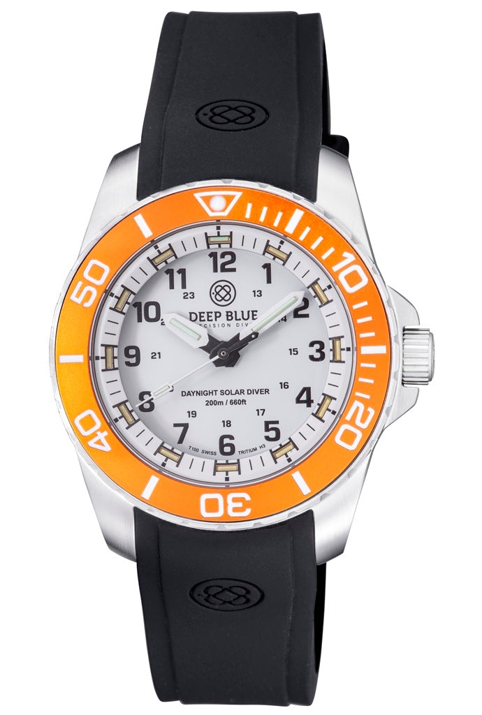 Deep Blue Custom Fit Black Silicon Strap DB Logo