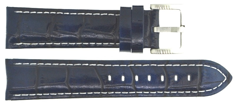 Stainless Steel With Deep Blue Logo