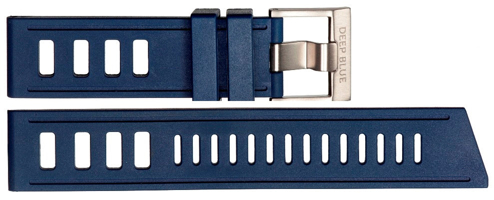 Stainless Steel With Deep Blue Logo